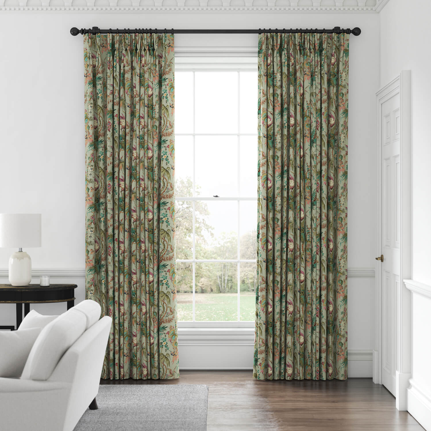 Green Made to Measure Curtains