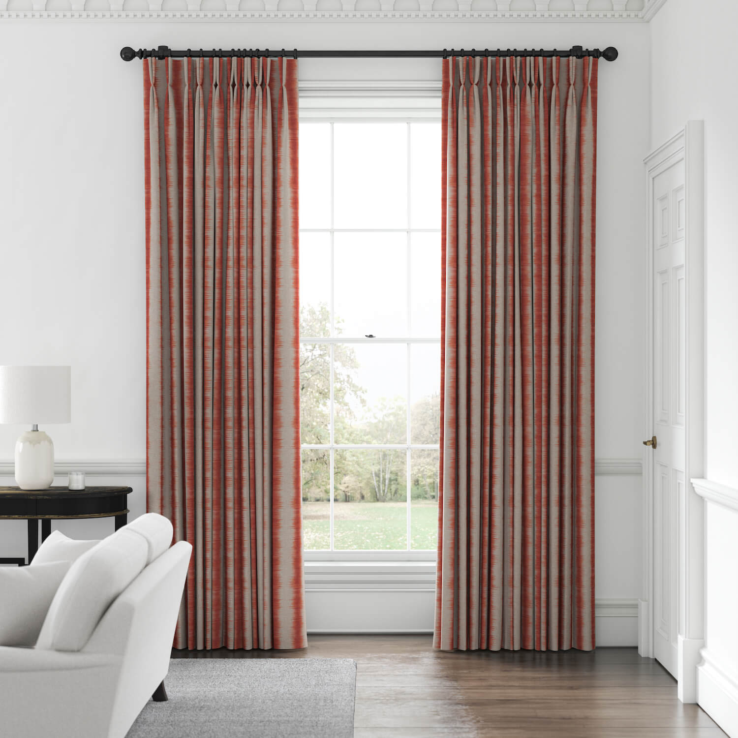 Orange Made to Measure Curtains