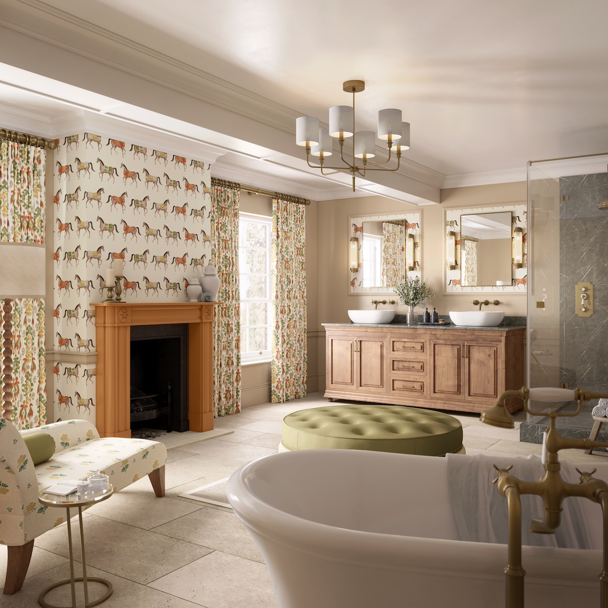 Warner House Dressage Wallpaper