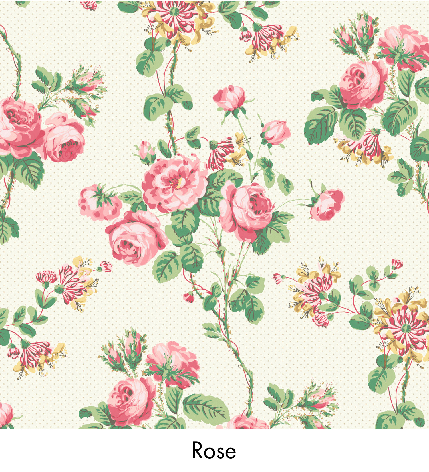 Warner House Roxburgh Rose Fabric