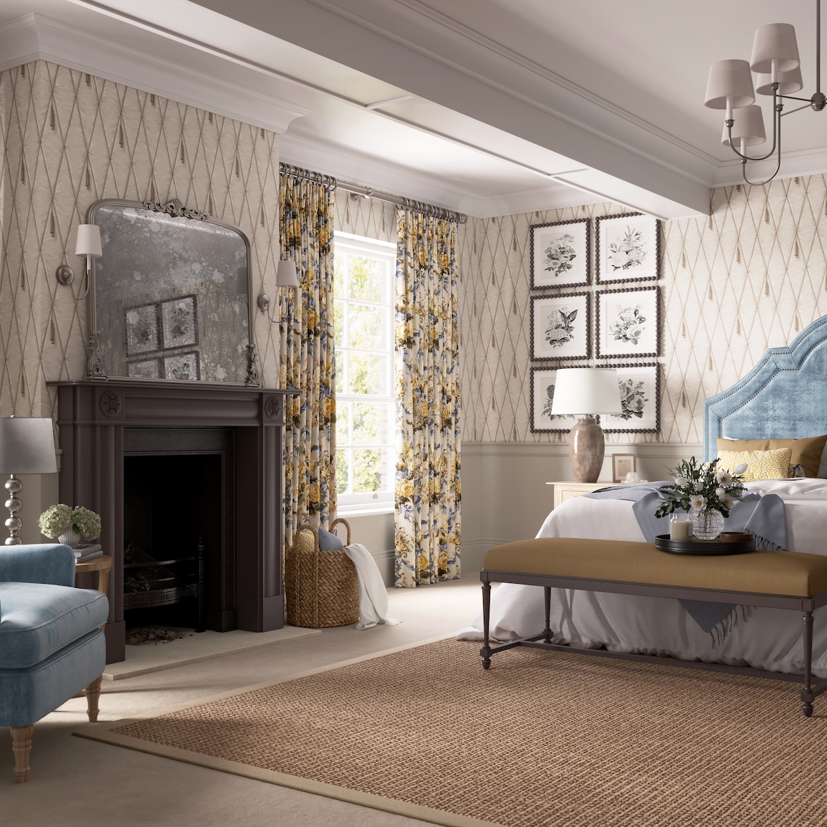 Warner House Tassels Wallpaper