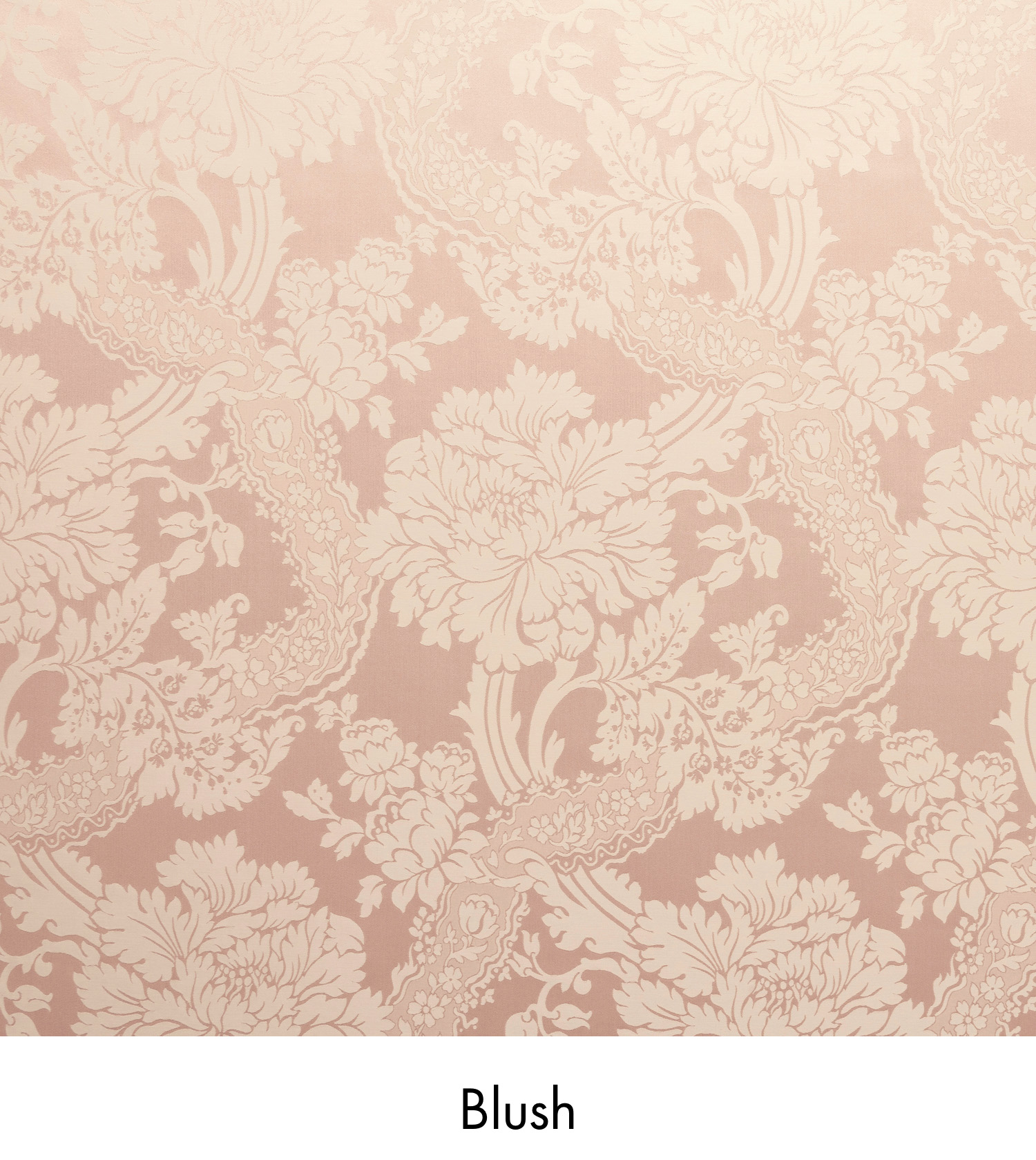 Warner House Deauville Blush Silk Fabric