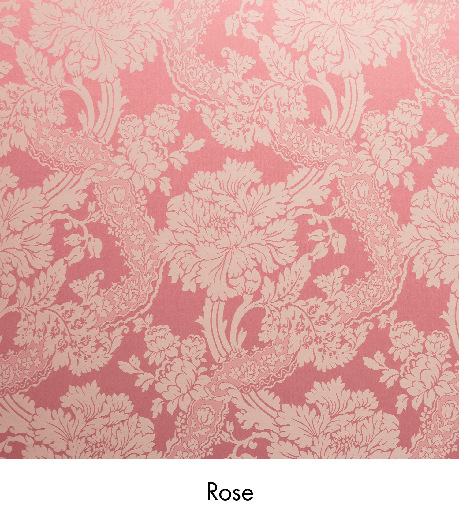 Warner House Deauville Rose Silk Fabric